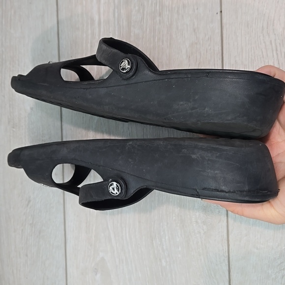 Crocs Women Wedge Sandals Shoes Sz 9 - Picture 8 of 13